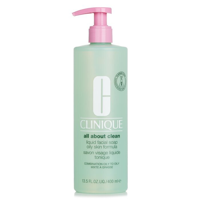 Clinique All About Clean Flüssige Gesichtsseife für fettige Haut (Mischhaut bis fettige Haut), 400 ml
