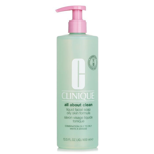 Clinique All About Clean Flüssige Gesichtsseife für fettige Haut (Mischhaut bis fettige Haut), 400 ml