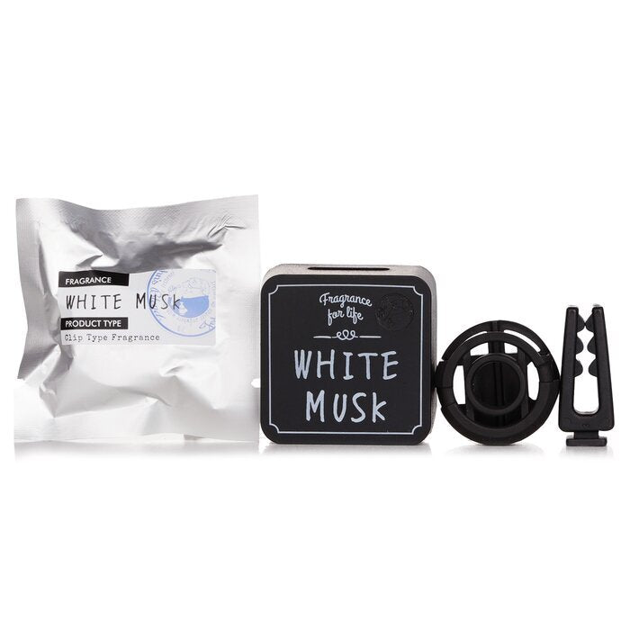 John's Blend Clip-On-Lufterfrischer, Autoduft – Weißer Moschus, 1 Stück