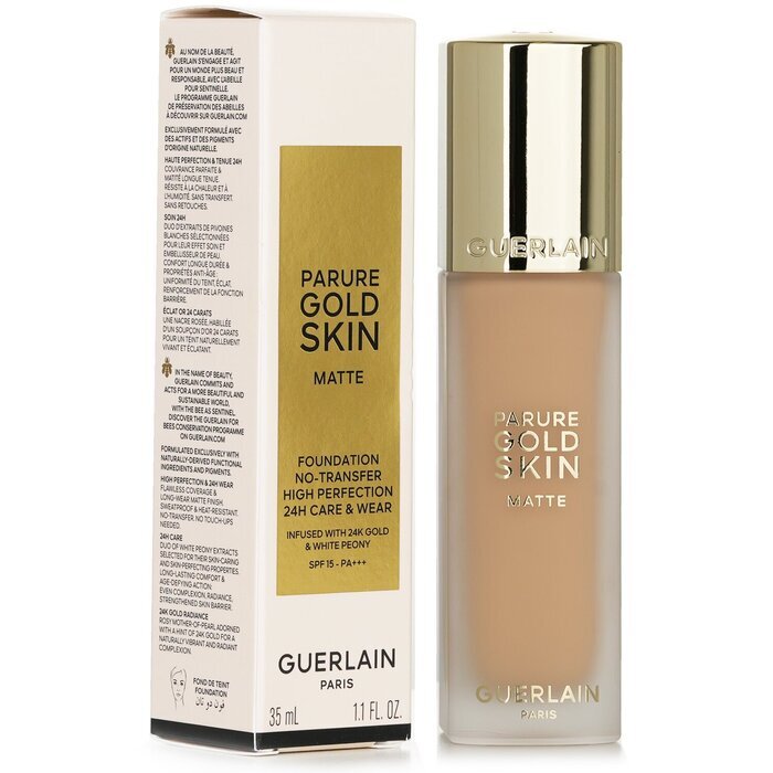 Guerlain Parure Gold Skin Matte Foundation SPF15 - Nr. 2W Warm 35ml/1.1oz