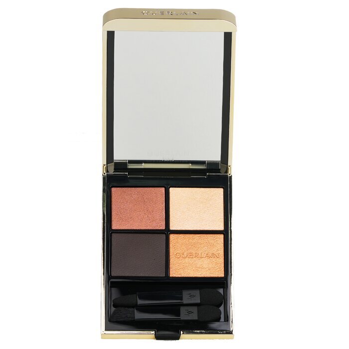 Guerlain Ombres G Lidschatten-Quad, 4 Farben (Multi-Effekt, intensive Farbe, langer Halt) – Nr. 940 Royal Jungle, 4 x 1,5 g/0,05 oz