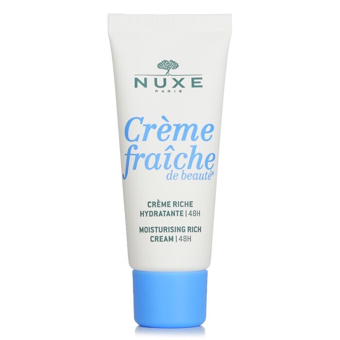 Nuxe Creme Fraiche De Beaute 48-Stunden-Feuchtigkeitscreme, reichhaltige Creme für trockene Haut, 30 ml