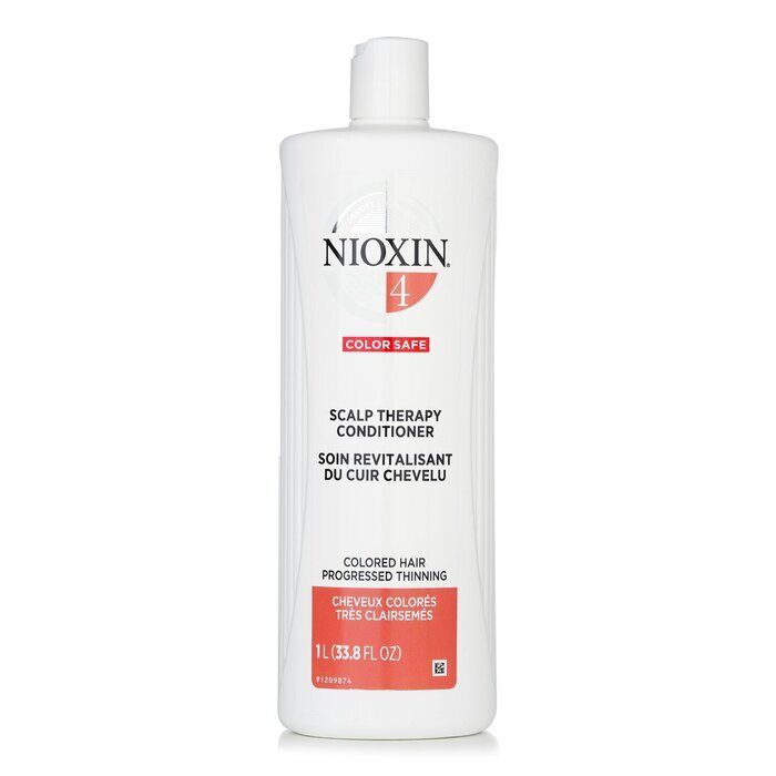 Nioxin Density System 4 Scalp Therapy Conditioner (gefärbtes Haar, fortschreitender Haarausfall, farbsicher) 1000 ml/33,8 oz