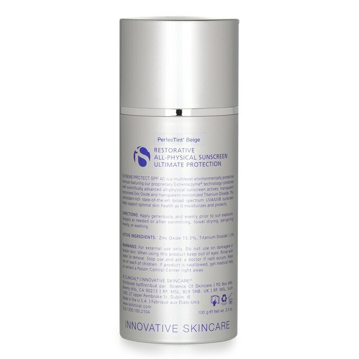 IS Clinical Extreme Protect SPF 40 Perfectint Beige Sonnenschutzcreme 100 g