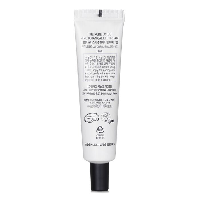THE PURE LOTUS Jeju Botanische Augencreme 30ml