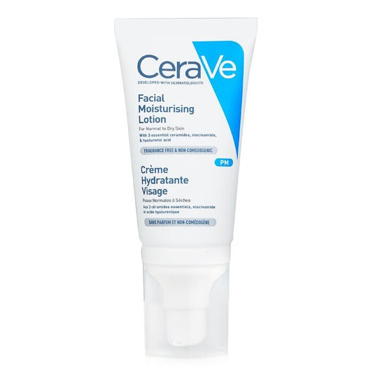 CeraVe Feuchtigkeitslotion für das Gesicht für normale bis trockene Haut, 52 ml