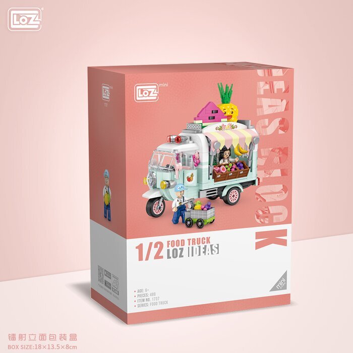 LOZ Mini Blocks - FruitCart Bausteine Set 14 x 18 x 8 cm