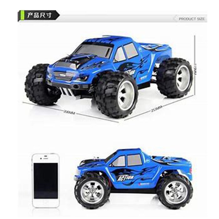 WL Toys WLToys A979 1/18 RC Monster Truck 295x215x215mm
