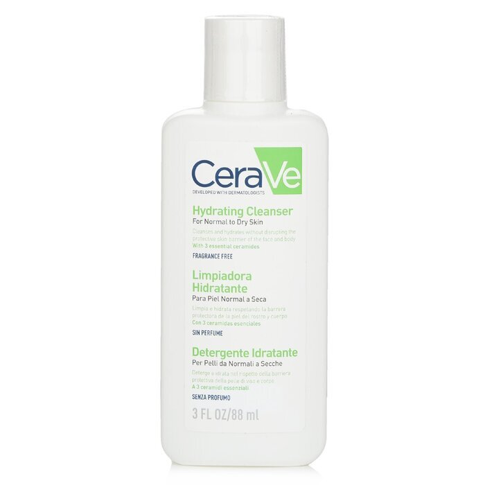 Cerave Feuchtigkeitsspendende Reinigungscreme für normale bis trockene Haut, 88 ml