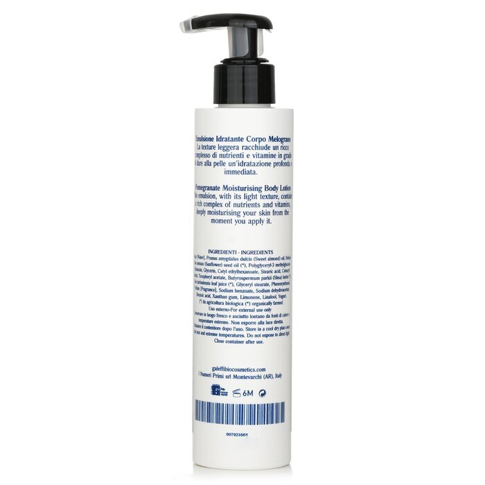 I Numeri Primi N.43 Granatapfel Feuchtigkeitsspendende Körperlotion 200ml/8.4oz