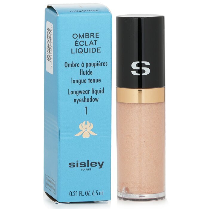 Sisley Ombre Eclat langanhaltender flüssiger Lidschatten – Nr. 1 Champagner, 6,5 ml