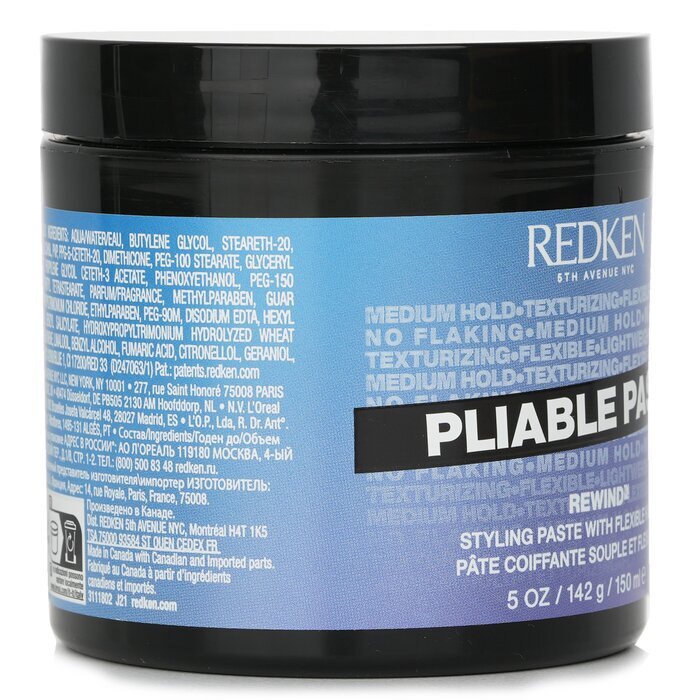 Redken Pliable Paste – Vielseitige Stylingpaste mit flexiblem Halt, 150 ml