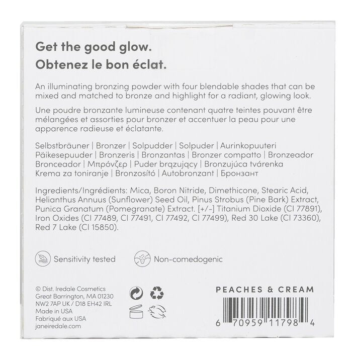 Jane Iredale PureBronze Shimmer Bronzer Palette Refill - Peaches & Cream 9.9g