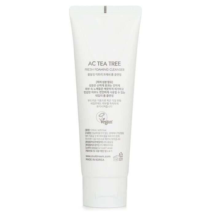 Muldream AC Tea Tree Fresh Foaming Cleanser 120ml