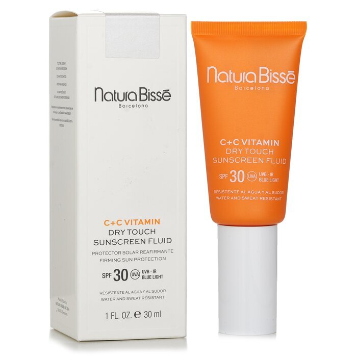 Natura Bisse C+C Vitamin Dry Touch Sonnenschutzfluid, straffender Sonnenschutz, LSF 30, 30 ml