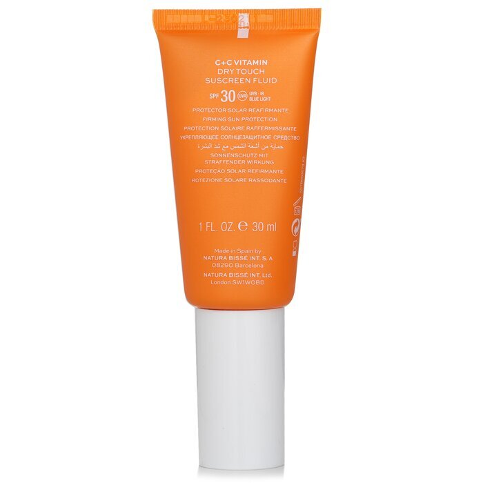 Natura Bisse C+C Vitamin Dry Touch Sonnenschutzfluid, straffender Sonnenschutz, LSF 30, 30 ml