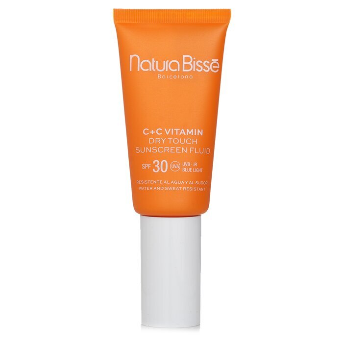 Natura Bisse C+C Vitamin Dry Touch Sonnenschutzfluid, straffender Sonnenschutz, LSF 30, 30 ml