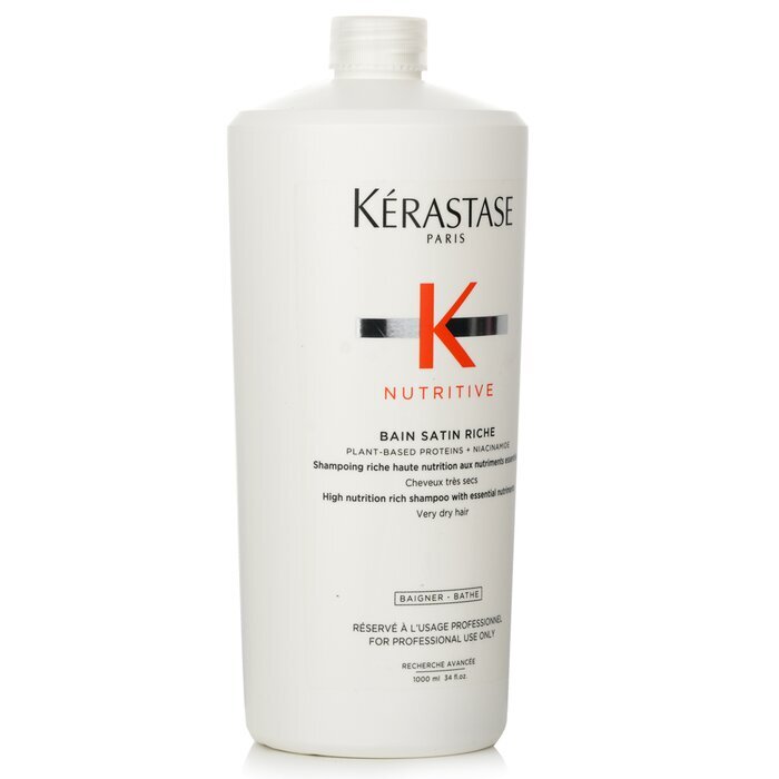 Kerastase Nutritive Bain Satin Riche High Nutrition Reichhaltiges Shampoo mit essentiellen Nährstoffen (sehr trockenes Haar) 1000ml/34oz