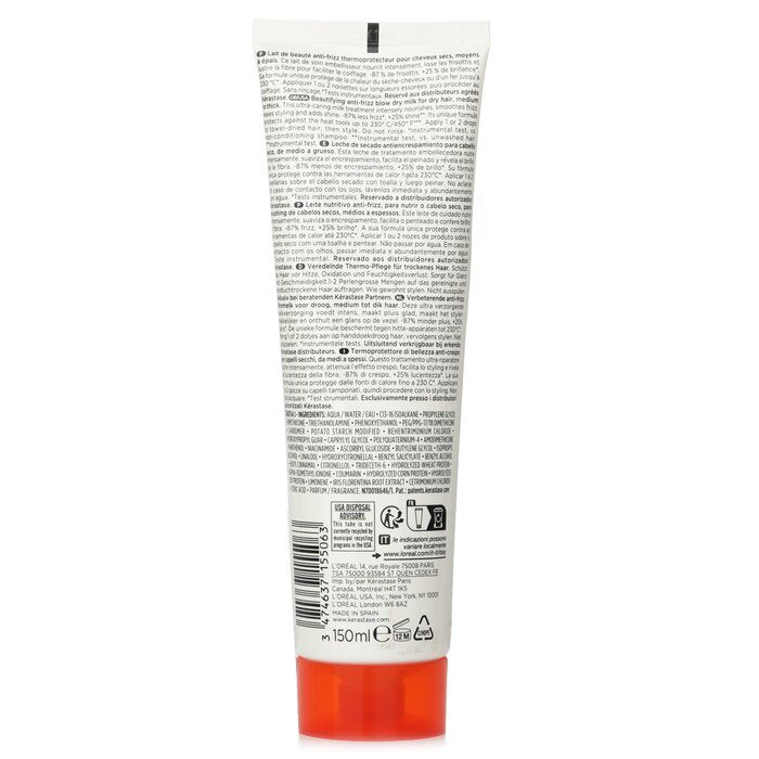 Kerastase Nutritive Nectar Thermique Beautifying Anti Frizz Blow Dry Milk (Trockenes Haar, mittel bis dick) 150ml/5.1oz