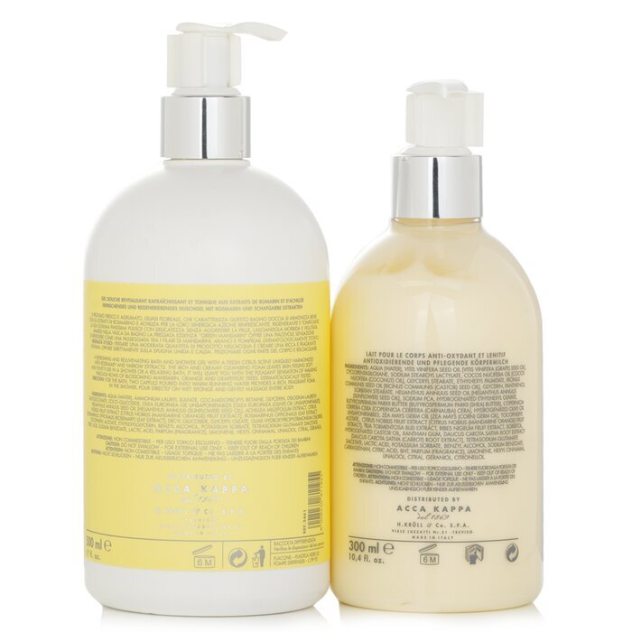 Acca Kappa Green Mandarin Körperpflege-Geschenkset: 2-teilig