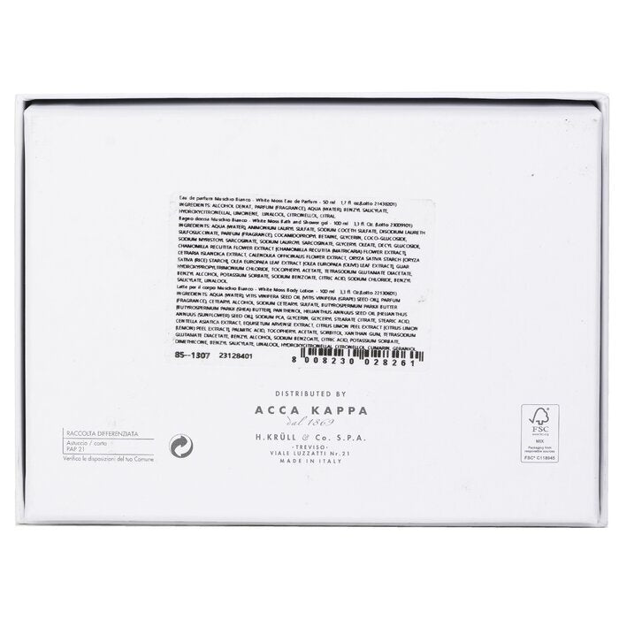 Acca Kappa White Moss Coffret 3 Stück