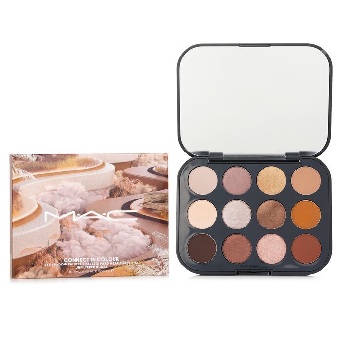 MAC Connect In Colour Lidschatten-Palette (12x Lidschatten) - # Unfiltered Nudes 12,2 g/0,43 oz