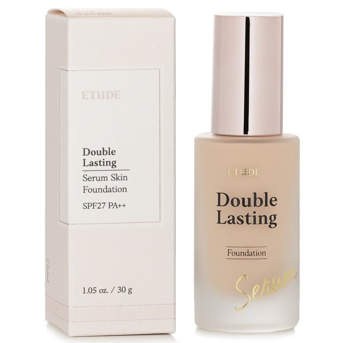 Etude House Double Lasting Serum Skin Foundation LSF 27 – Nr. 19N1 Vanille, 30 g