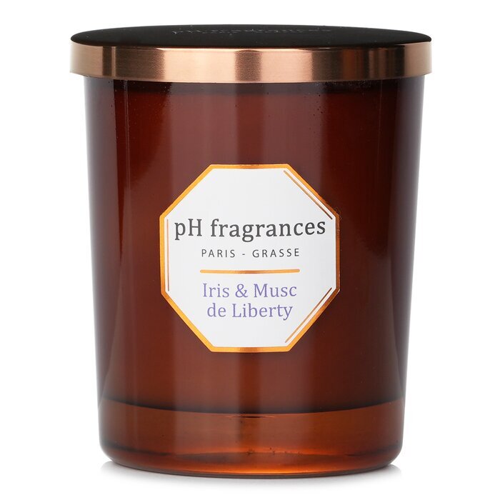 pH fragrances Duftkerze Iris & Musc de Liberty 180g/6,3oz