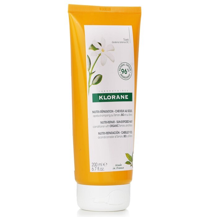 Klorane Conditioner mit Bio-Tamanu und Monoi (Nutri Repair für sonnenexponiertes Haar) 200 ml/6,7 oz