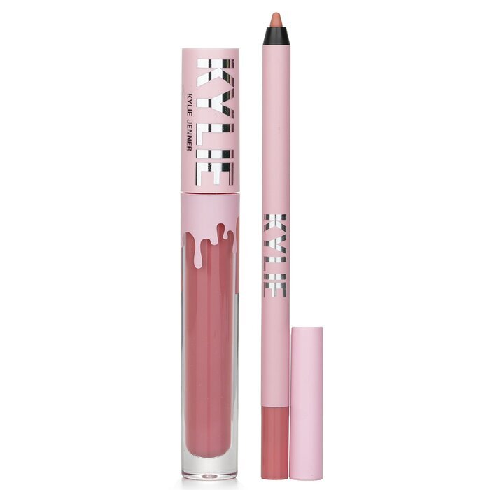 Kylie By Kylie Jenner Velvet Lip Kit: Liquid Lipstick 3ml + Lip Liner 1.1g - 705 Charm 2pcs