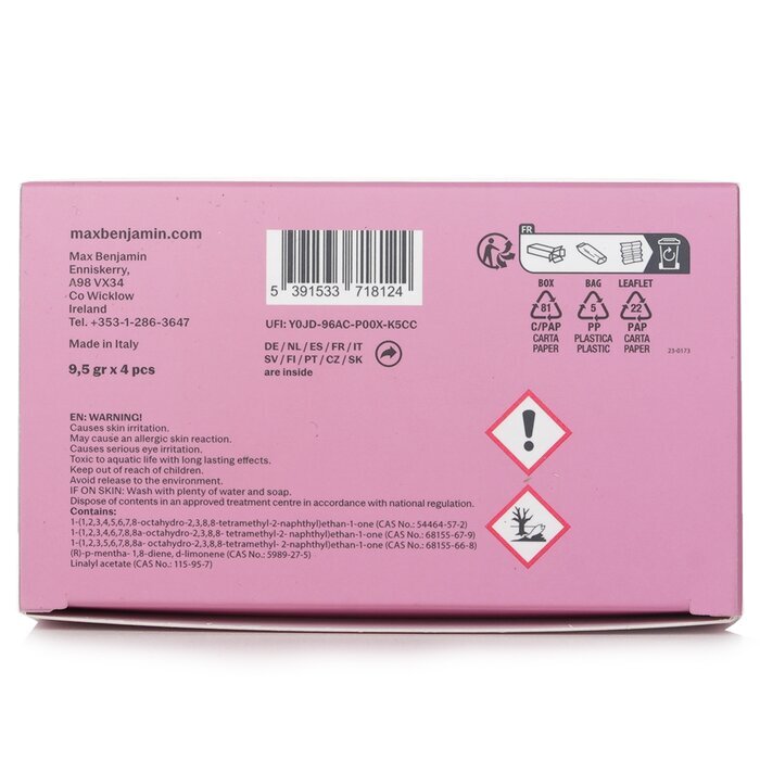 Max Benjamin Autoduft-Geschenkset - Pink Pepper 4-tlg.