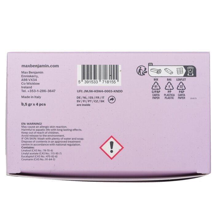 Max Benjamin Autoduft-Geschenkset - Echter Lavendel, 4-tlg.