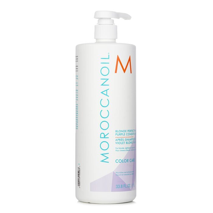 Moroccanoil Blonde Perfecting Purple Conditioner (für blondes, aufgehelltes oder graues Haar) 1000 ml/33,8 oz