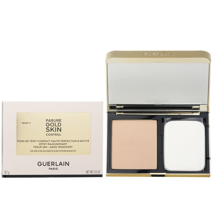 Guerlain Parure Gold Skin Control High Perfection Matte Compact Foundation – Nr. 1N, 8,7 g/0,3 oz