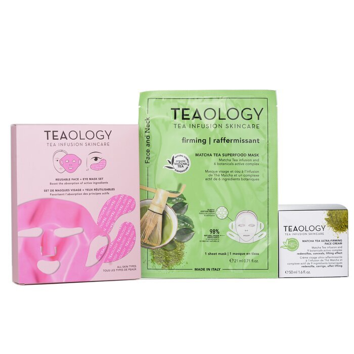 Teaology – Straffendes Matcha-Tee-Set für ewige Schönheitsrituale, 3-teilig