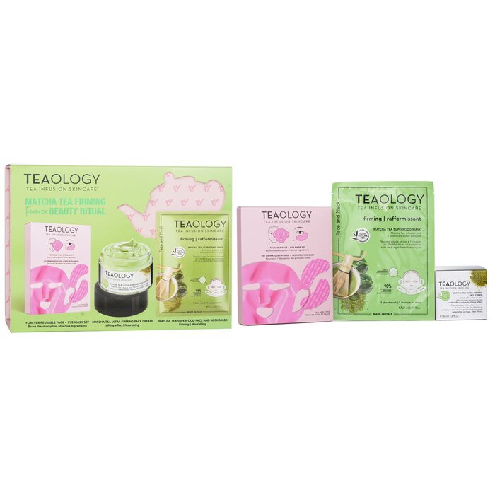 Teaology – Straffendes Matcha-Tee-Set für ewige Schönheitsrituale, 3-teilig