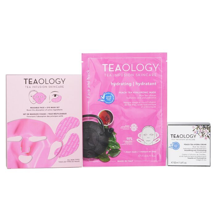 Teaology Pfirsichtee Hydrating Forever Beauty Ritual Set: 3-tlg.