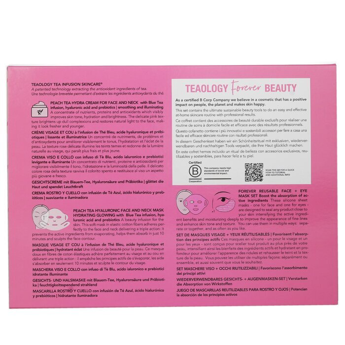 Teaology Pfirsichtee Hydrating Forever Beauty Ritual Set: 3-tlg.
