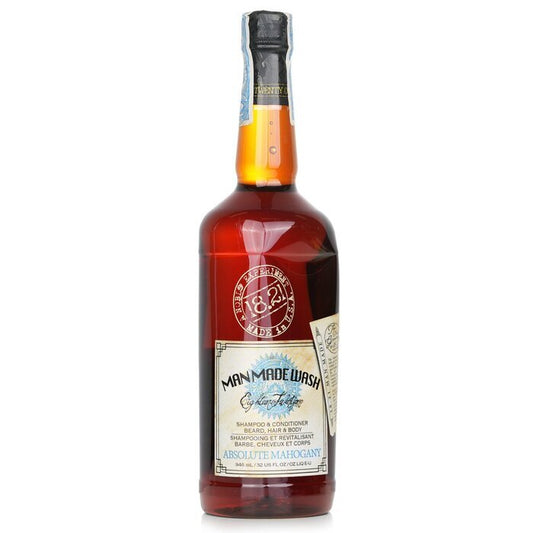 18.21 Man Made Man Made Wash Shampoo, Spülung und Duschgel – Absolute Mahogany (Karton leicht beschädigt) 950 ml