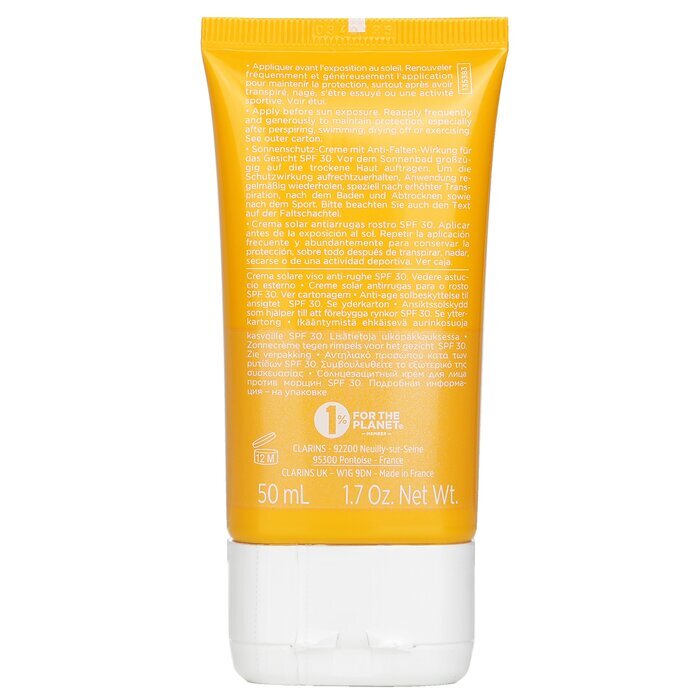 Clarins Youth Schützender Sonnenschutz mit hohem Schutzfaktor LSF 30, 50 ml