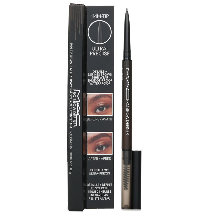 MAC Pro Brow Definer Augenbrauenstift mit 1 mm Spitze – # Spiked 0,03 g