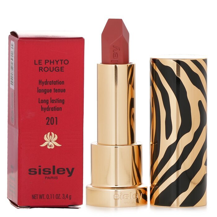 Sisley Le Phyto Rouge Langanhaltender Feuchtigkeits-Lippenstift – Nr. 201 Rose Tokyo, 3,4 g/0,11 oz