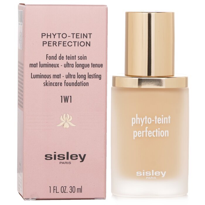 Sisley Phyto Teint Perfection Luminous Mat - Ultra lang anhaltende Hautpflege-Grundlage - Nr. 1W1 Ecru 30 ml/1 oz