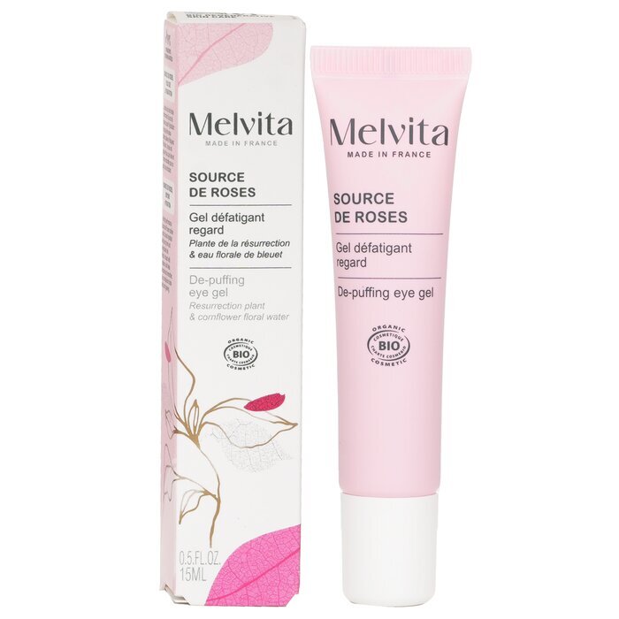 Melvita Source De Roses Augengel gegen Schwellungen, 15 ml