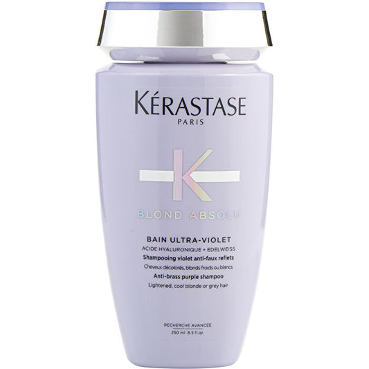 Kerastase Blond Absolu Bain Ultra-Violet Anti-Brass Purple Shampoo (aufgehelltes, kühles blondes oder graues Haar) 250 ml