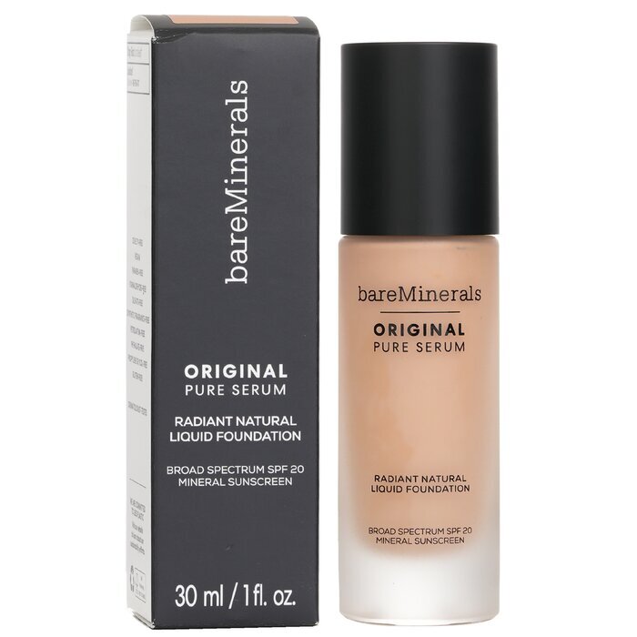 BareMinerals Original Pure Serum Radiant Natürliche Flüssiggrundierung Mineral LSF 20 - # Light Cool 2 30ml/1oz