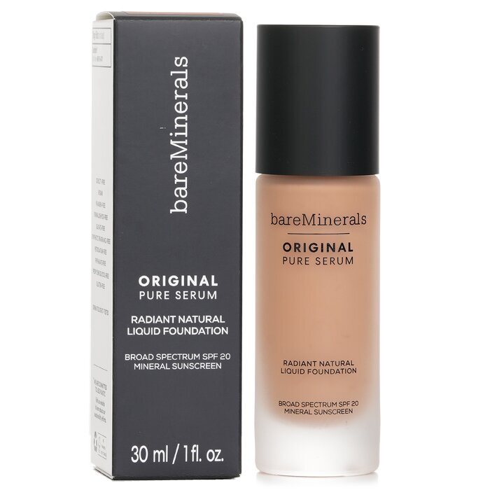 BareMinerals Original Pure Serum Radiant Natürliche Flüssiggrundierung Mineral LSF 20 – # Medium Neutral 3.5 30ml/1oz