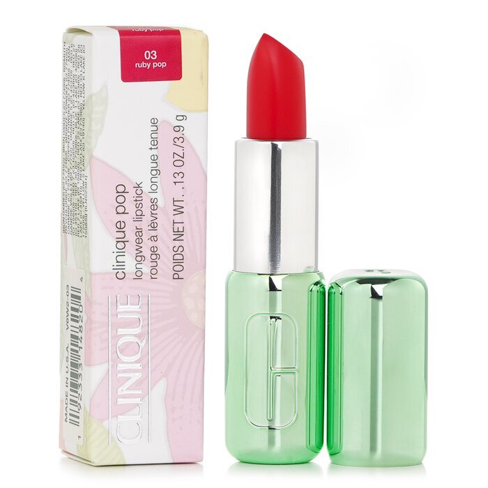 Clinique Pop Longwear Lipstick Matte - # 03 Ruby Pop 3.9g/0.13oz
