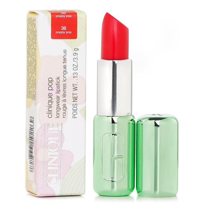 Clinique Pop Longwear Lipstick Satin - # 36 Poppy Pop 3.9g/0.13oz