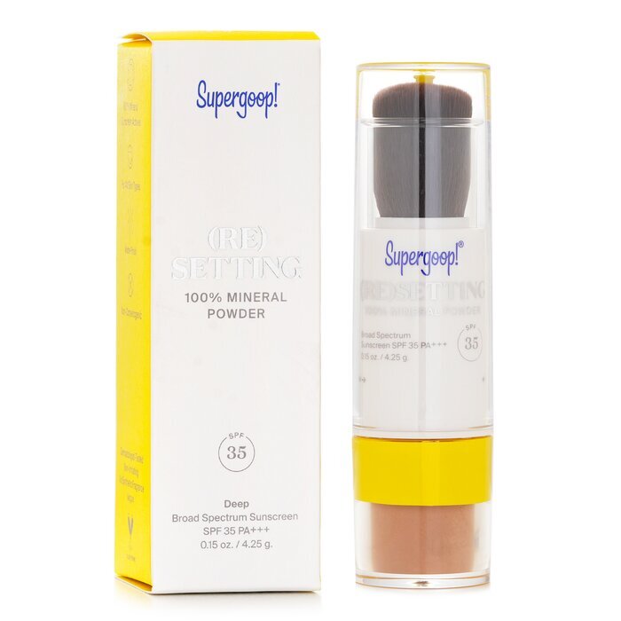 Supergoop (Re)setting Mineral Powder SPF 35 – Dunkel 4,25 g
